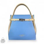 Bolso PielFort Tiffany Azul Royal / Beige