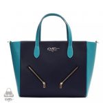 Bolso PielFort Queens Azul oscuro – Azul celeste